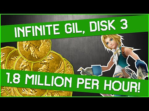 Infinite gil in Final Fantasy 9 using the Cotton Robe trick on disk 3!