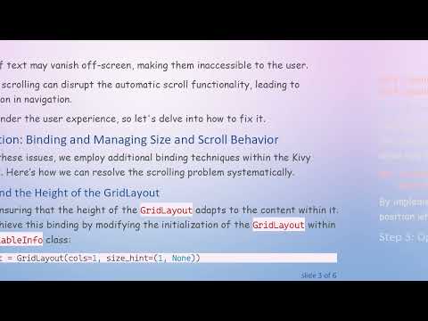 Fixing Kivy Scrollview Autoscroll Issues for Dynamic Text Updates