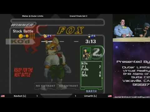 Outer Limits #1 Kevbot (Fox) v Umarth (Marth) Grand Finals Set 2