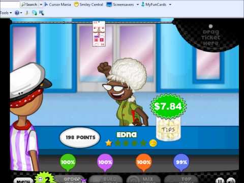 Me playing papa's frezeria day 163