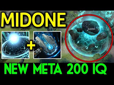 MIDONE Dota 2 [Outworld Devourer] New Meta 200 IQ Combo with Meteor Hammer