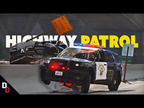 1HR LONG PATROL! (CHP REAL LA 4K) | GTA 5 LSPDFR Police Mod