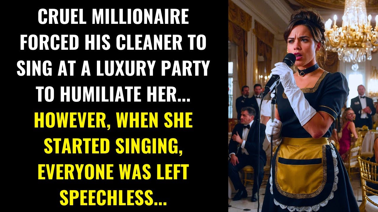 MILLIONAIRE FORCED HIS CLEANER TO SING: WHAT HAPPENED LEFT EVERYONE SPEECHLESS...