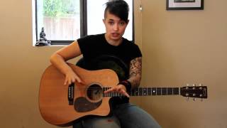 How to play No envy, No fear by Joshua Radin (live version) on guitar - Jen Trani