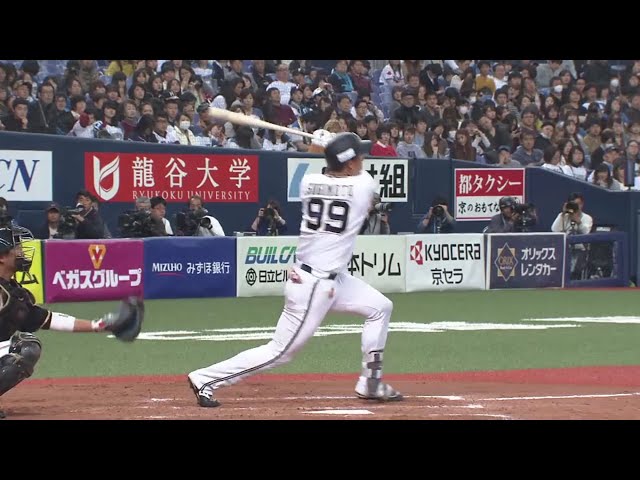 【8回裏】ラオウの一発!! バファローズ・杉本の勝ち越しHR!! 2019/3/10 B-F
