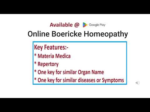Boericke Homeopathy Repertory