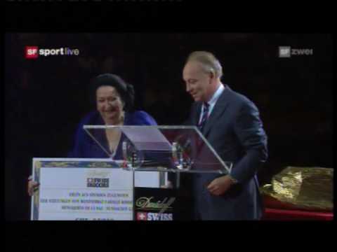 CABALLÉ/FEDERER-CEREMONY 2.11.09