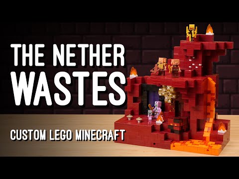 The Nether Wastes | Custom LEGO Minecraft World