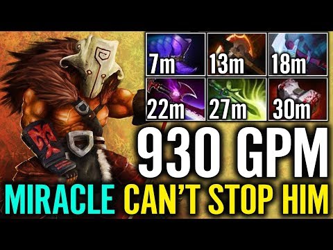 Miracle 25 mins = LV 25 And 1K GPM New World Record Juggernaut dota 2