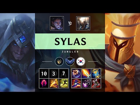 Sylas Jungle vs Pantheon - KR Diamond Patch 25.13