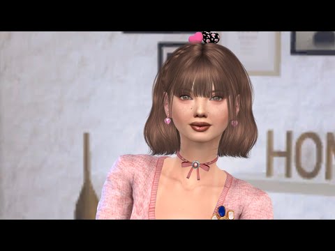 sims game cc download girl Chloe Monet by Bonita100 Cas Video Preview