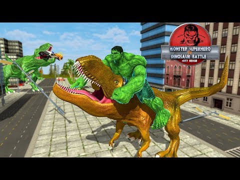 Monster Superhero vs Dinosaur Battle: City Rescue