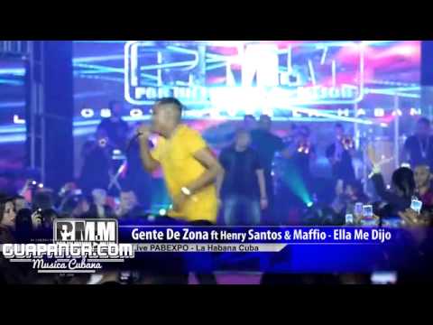 Gente De Zona Ft Henry Santos & Maffio - Ella Me Dijo (Video Promo) (En Vivo @Pabexpo) PMM