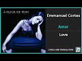 Emmanuel Cortes - Amor Lyrics English Translation - Spanish and English Dual Lyrics  - Subtitles