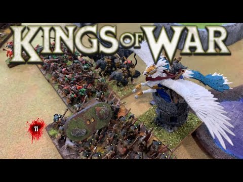 Kings of War Shirecon Round 2 Goblins vs Kingdoms of Men Battle Report
