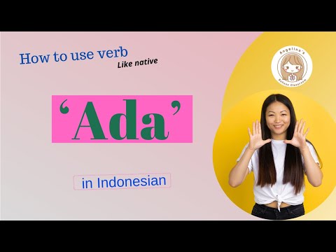 How to use verb ‘ADA’ like native|Learn Indonesian