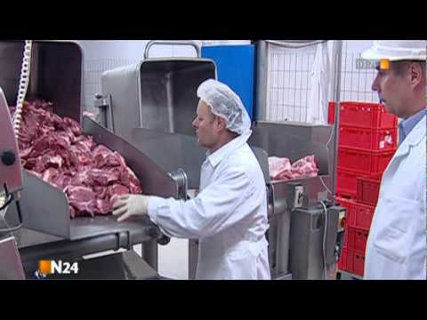 Herstellung von Krakauer Wurst