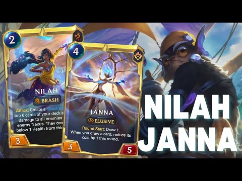 The Power of the SEVENTH SEA! Nilah Janna - Legends of Runeterra Deck Gameplay