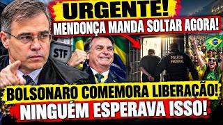 URGENTE! ANDRÉ MENDONÇA MANDA SOLTAR AGORA! JAIR BOLSONARO COMEMORA LIBERAÇÃO! MORAES DECIDE AGORA!