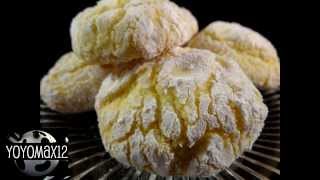 Recipes using cake mixes #25: Lemon Crinkle Cookies