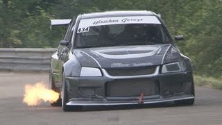 Hillclimb Oberhallau 2013, Racetruck, Porsche 935 Turbo, Audi STW, Ferrari, Speed Action and Fire!