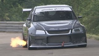 preview picture of video 'Hillclimb Oberhallau 2013, Racetruck, Porsche 935 Turbo, Audi STW, Ferrari, Speed Action and Fire!'