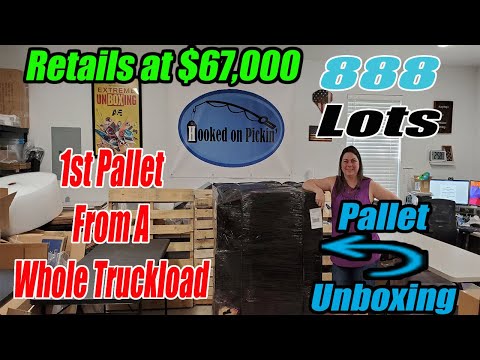 888 Lots Pallet Unboxing from my Truckload - Retails $67,000 - What did I get? - Online Reselling