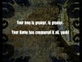 Worth Dying For- Higher (lyrics) 