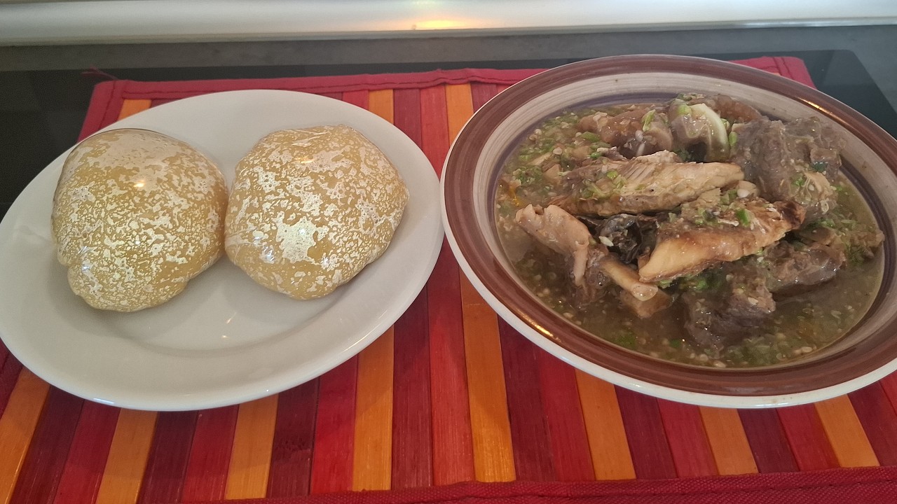 CAMEROONIAN OKRO SOUP | LA SAUCE GOMBO 😋 #food #delicious #africa #cameroon 