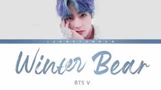 BTS V - Winter Bear Color Coded Lyrics