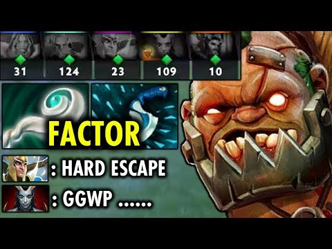 FACTOR with his EUL HOOK Strat Again!! INSANE PUDGE Destroy them all | Genius Pudge