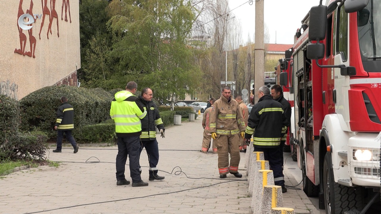 Областната противопожарна служба в Хасково проведе учение във връзка с изборите