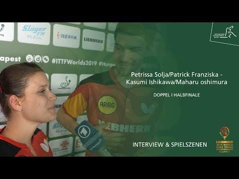 WM 2019: Solja/Franziska - Ishikawa/Yoshimura Mixed HF I Interview & Spielszenen