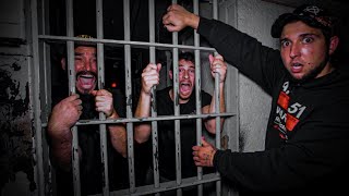 OVERNIGHT in HAUNTED PRISON: Locked in the Dungeon