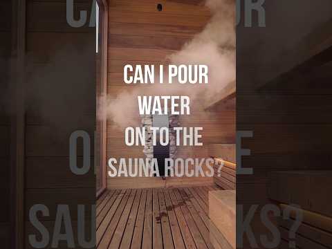 Can you throw water on sauna rocks?  #sauna #SaunaLife #SaunaTips #GymSauna #CommercialSauna