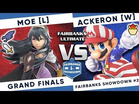 Fairbanks Showdown #2: Moe[L] (Lucina, Ridley, SF) vs Ackeron[W] (Mario, Bowser) SSBU - Grand Finals