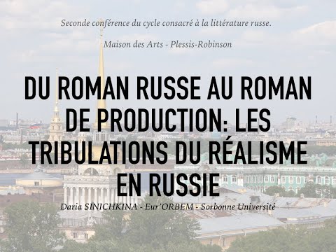 , title : 'Du "roman russe" au roman de production: les tribulations du réalisme en Russie.'