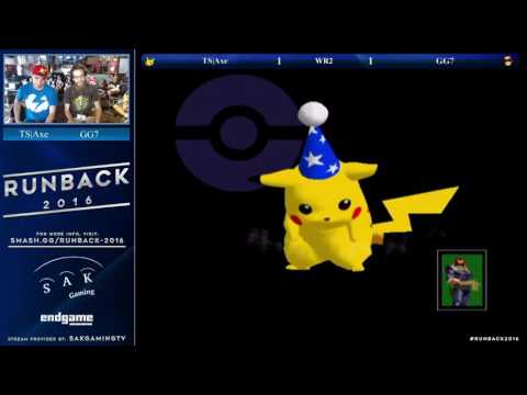 Runback 2016 Melee Singles Pro WR2 - GG7 (Captain Falcon) vs TS|Axe (Pikachu/Falco)