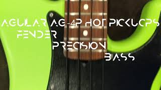 Video thumbnail for Aguilar AG 4P HOT Pickups FENDER P BASS by Jaison Ashford