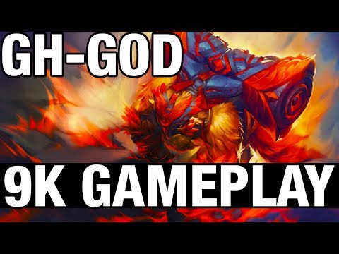 9K GAMEPLAY - GH-GOD Plays Earthshaker - Dota 2