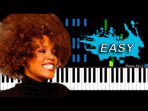 I Wanna Dance With Somebody - Whitney Houston piano tutorial