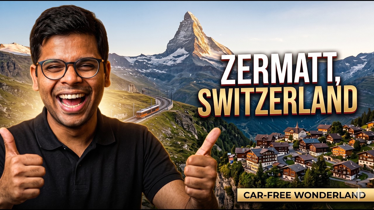 No Cars, Only Beauty! Exploring Zermatt, Switzerland