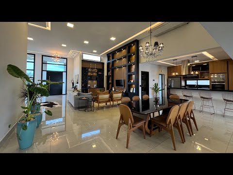Single-story house for sale in Indaiatuba | 511 m², 4 suites, heated pool | Full tour