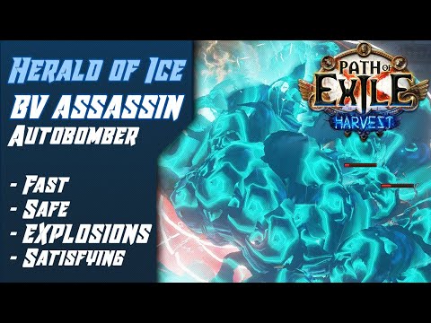 [PoE 3.11] Memoria's Herald of Ice Blade Vortex Assassin - Fast, Safe & Satisfying mapper
