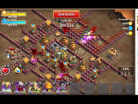 [Castle Clash] Clear 40 Shards Dungeon - D8OP