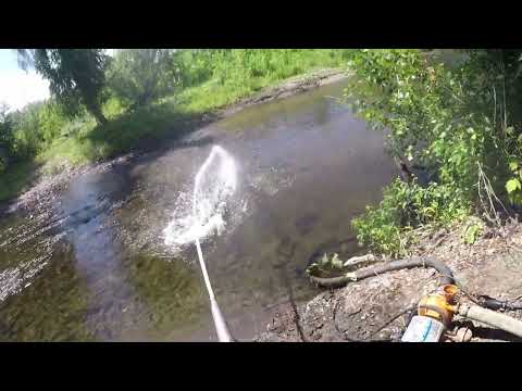 Обзор мотопомпы свияга м , работа с трансбоем