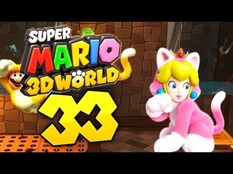 Let's Play Super Mario 3D World - Part 33 - Feuerblumen Welt des TODES!!!!!