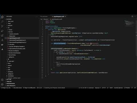 Using PencilKit in flutter app