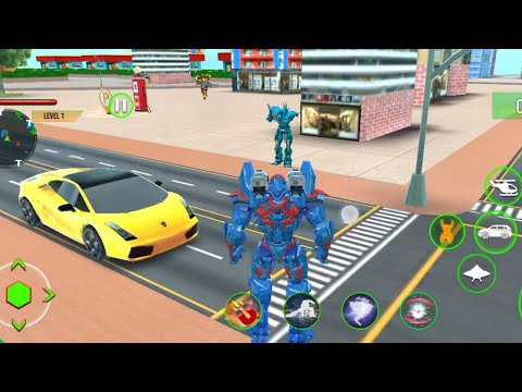 Bus Robot Car War -Robot Gameplay I Bus robot game for android I #busrobotcarwargame I