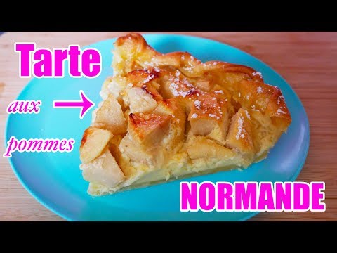 recette tarte normande traditionnelle aux pommes
